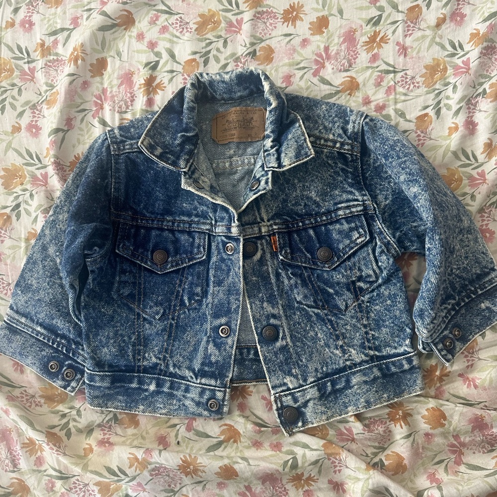 Vintage Levi’s Acid Wash Denim Jacket